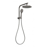 Vivid Slimline Compact Twin Phoenix Shower - Gunmetal